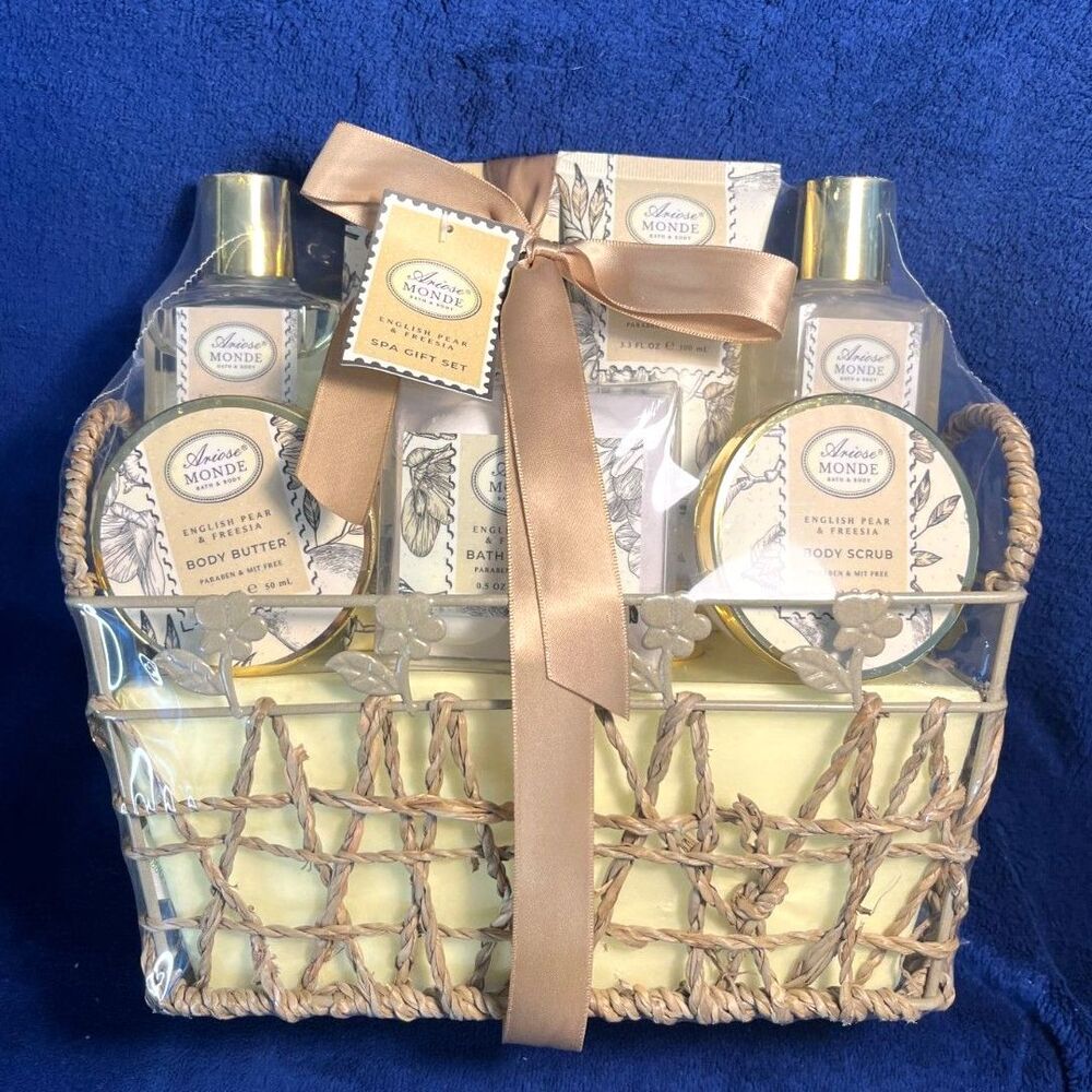 Ariose Monde Bath &Body English Pear &Freesia Spa Gift Set